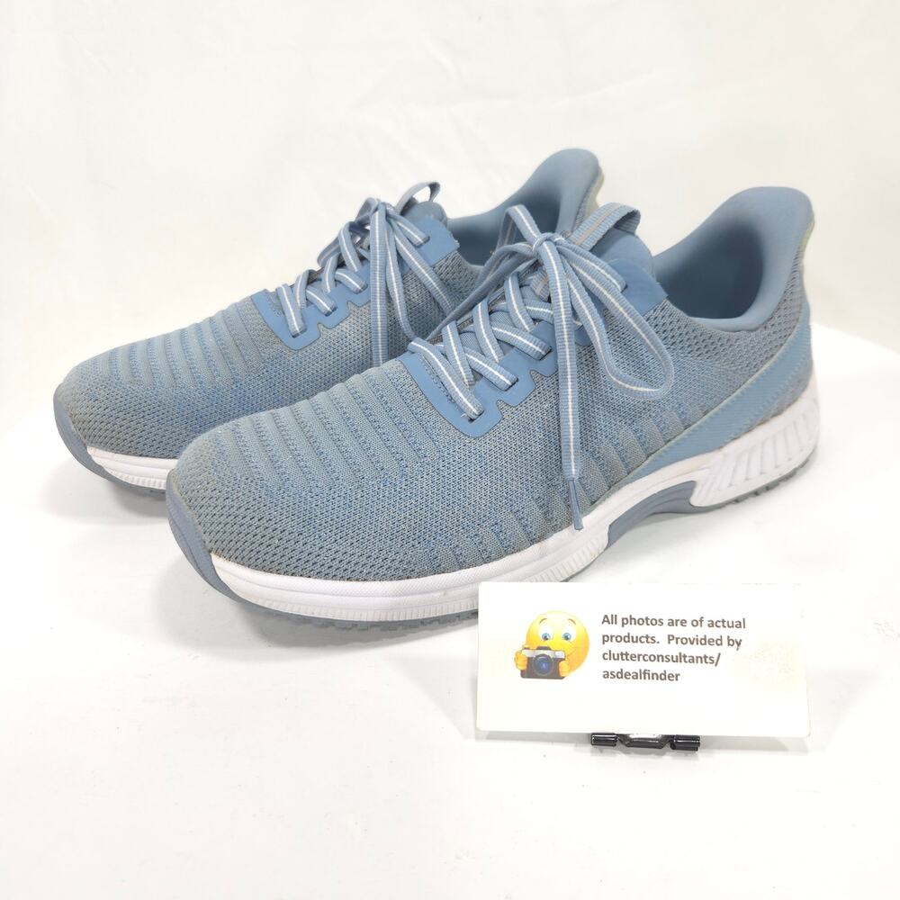 Orthofeet Kita Hands Free Lace Up Athletic Shoe Womens Size 9.5 80015 Blue